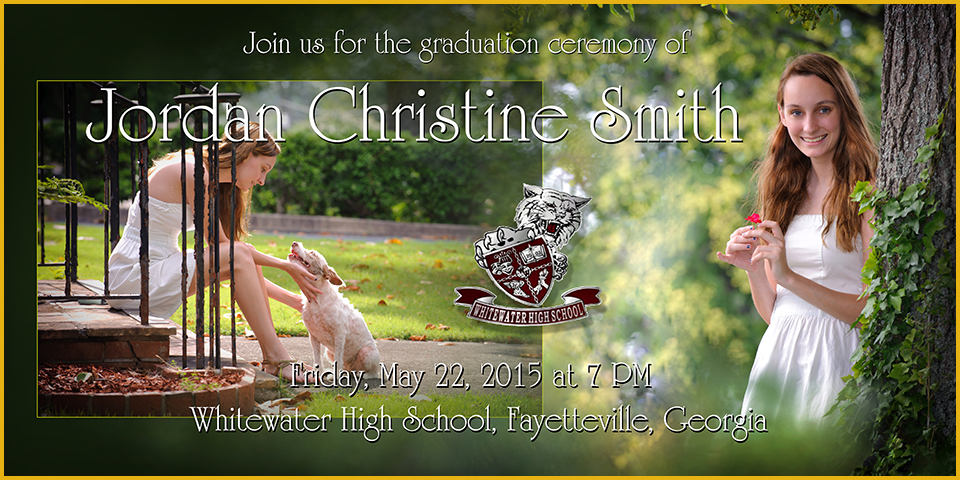 custom senior invitations